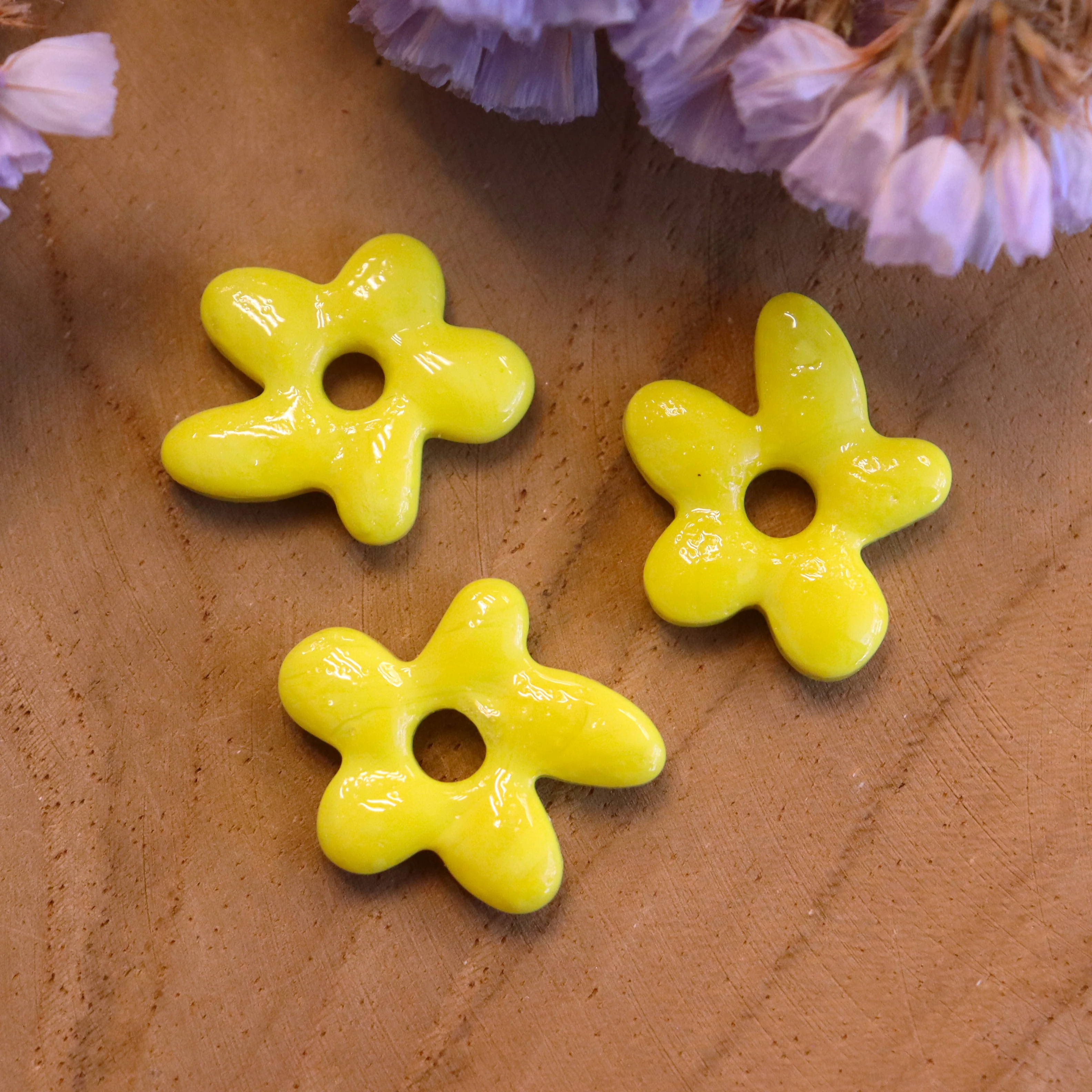 Lampwork bloemen