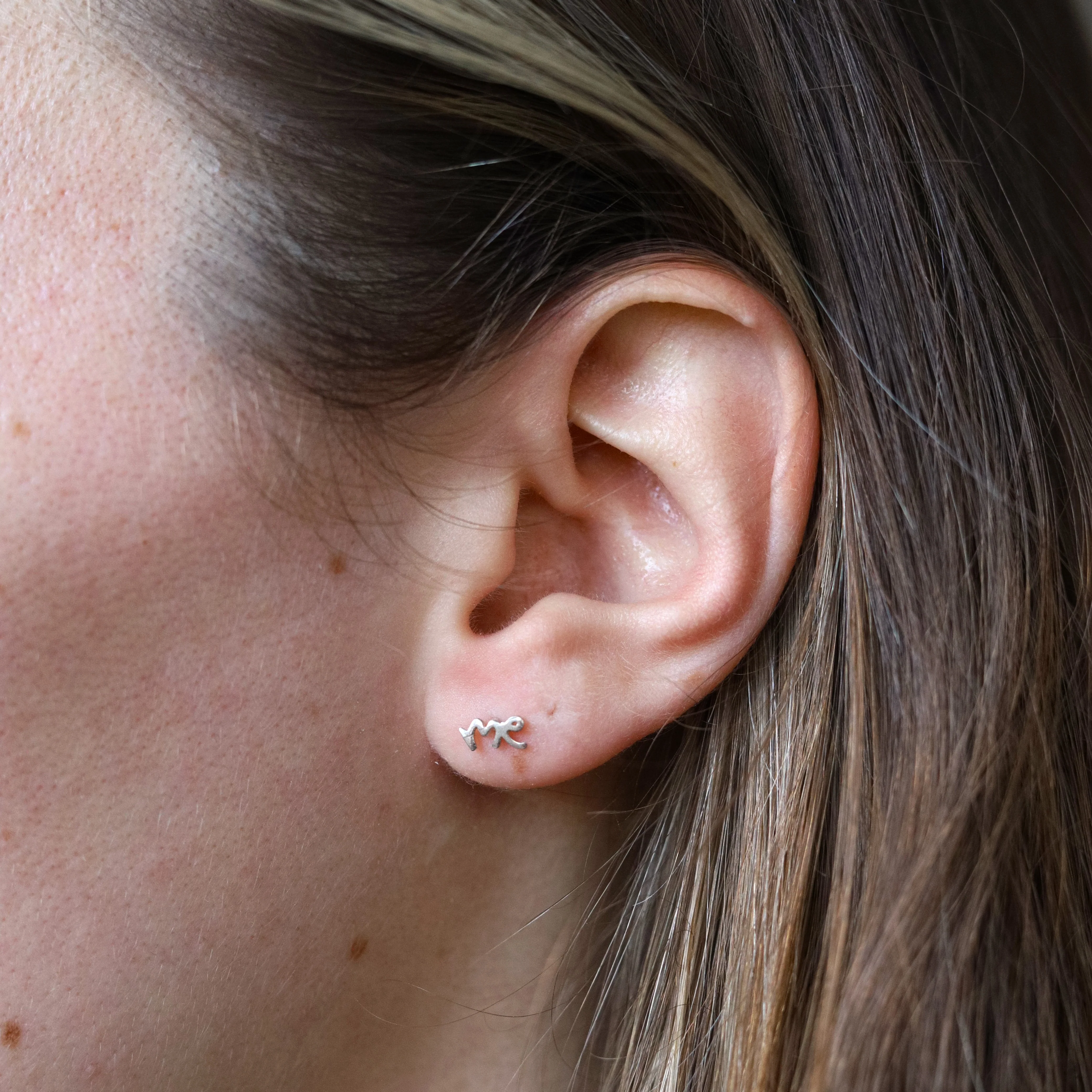 925 sterling zilveren oorsteker you and ME - Image 3