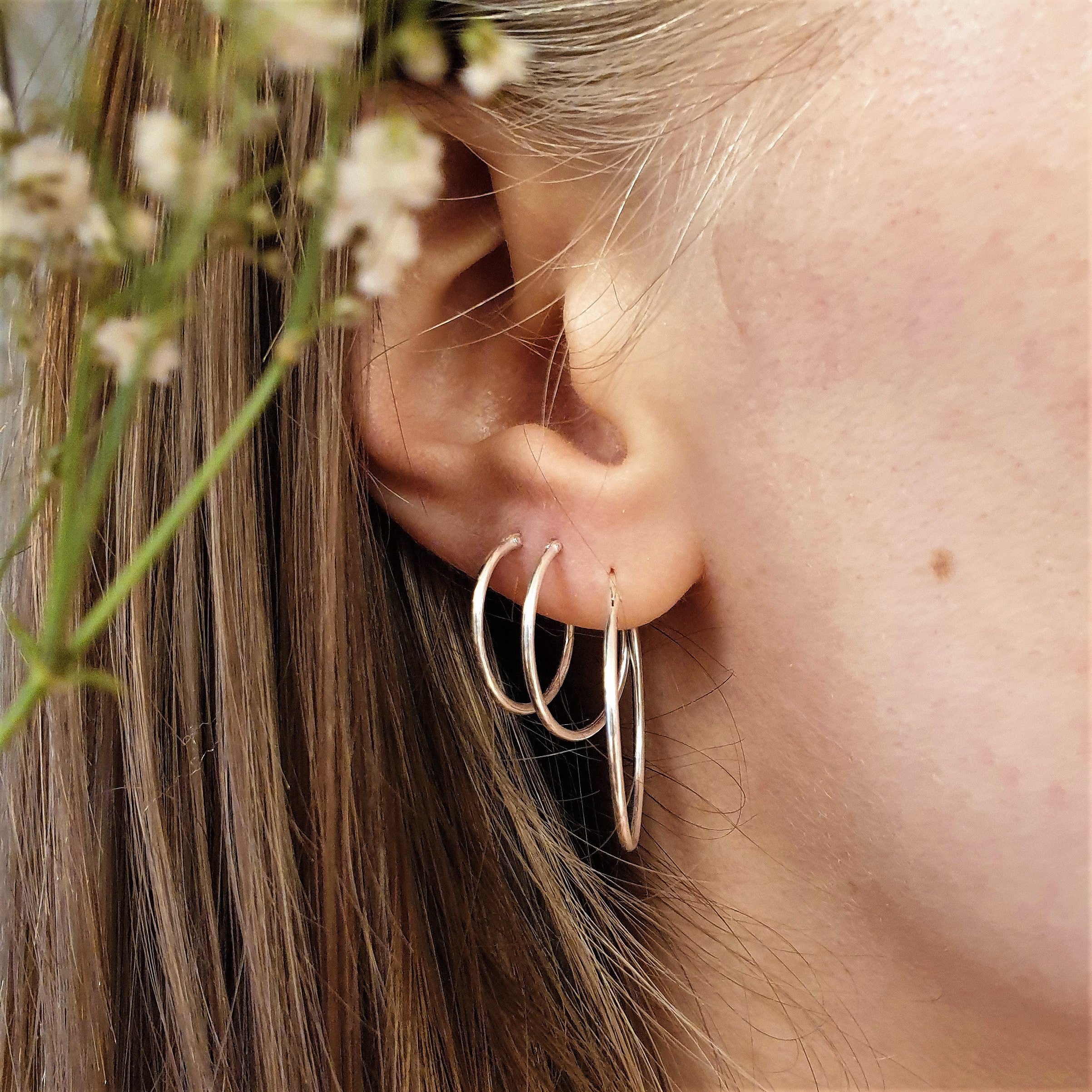 925 sterling zilveren oorring - Image 3